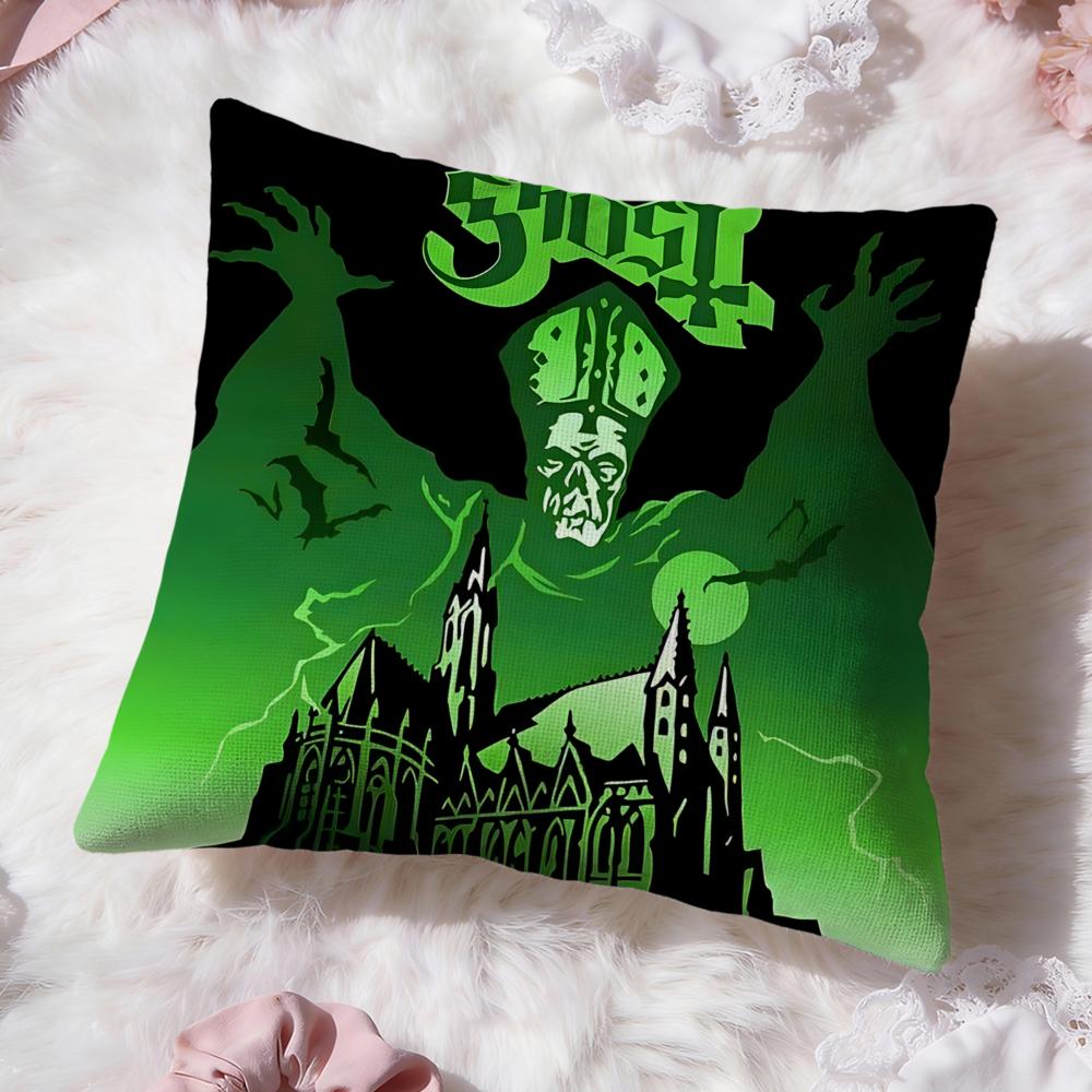 Крутой чехол для подушки Ghost Cushion Cover Премиум-комфорт Двусторонний чехол для подушки - Дизайн "Два в одном" для любой комнаты и салона автомобиля