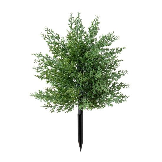 Искусственный топиарий из сосны Реалистичные искусственные сосновые кусты Искусственная зелень с шипами Рождественский топиарий для дома В помещении Передняя веранда Наружный декор