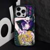 Чехол для телефона C-Chainsaw Man R-Reze Для iPhone 16,15,14,13,12,11,8,7,Pro,Max,Plus,Mini,XS,SE Противоударный Черный Матовый Жесткий