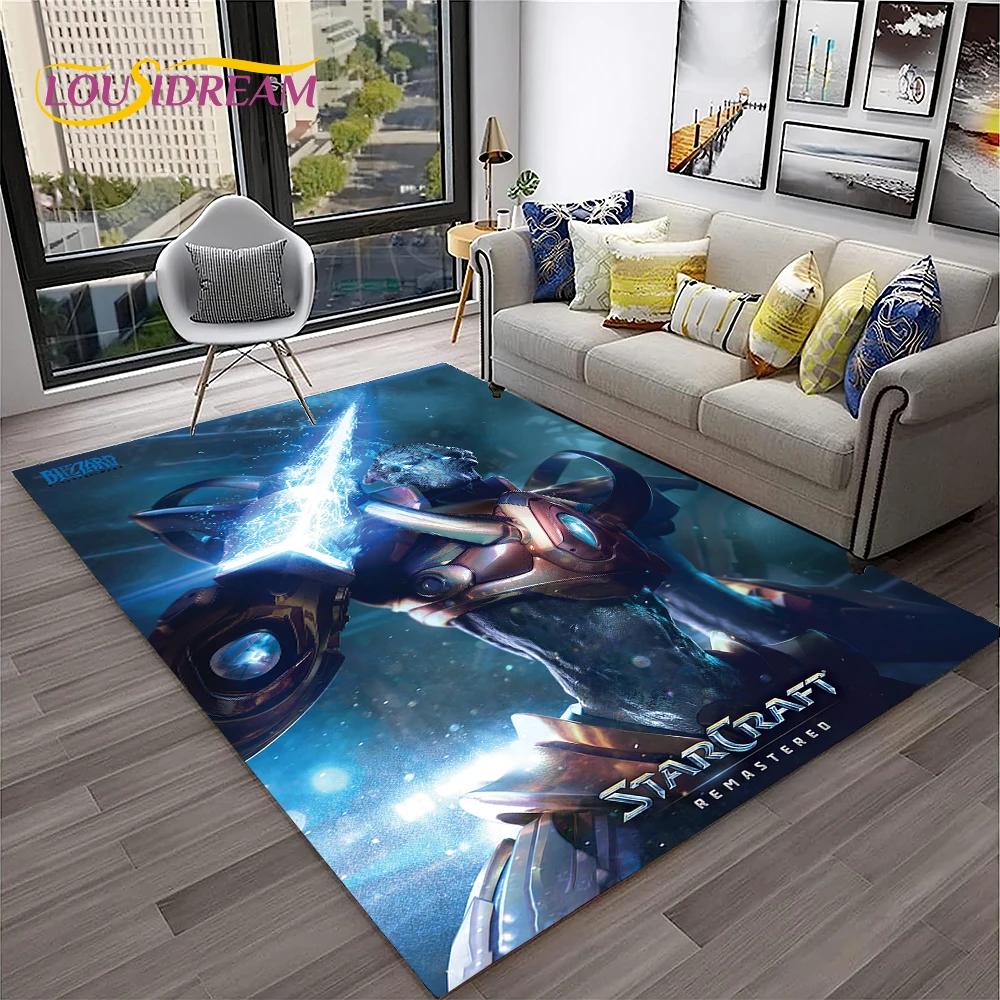 Ковер Игрок StarCraft Ретро 3D для Дома Гостиной Спальни Дивана Придверный коврик Декор, детский игровой коврик Нескользящий напольный коврик