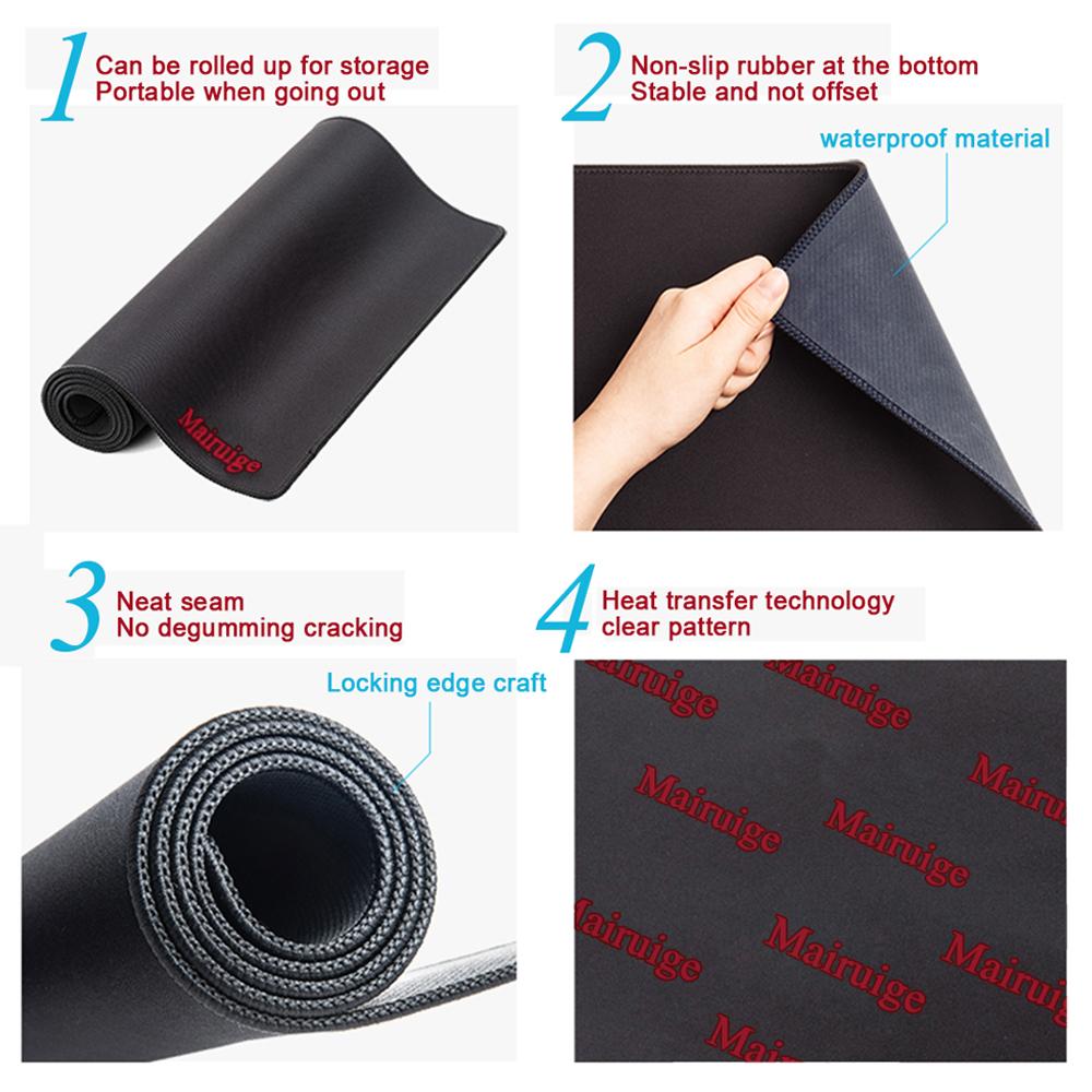 Игровой коврик для мыши серии Art Mousepad Коврик для стола геймера Большой коврик для клавиатуры Ковер Поверхность компьютерного стола для аксессуаров XXL Mauspad