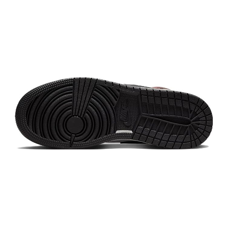 Детские кроссовки Air Jordan 1 Mid SE GS Wear-Away White Black Sail FB0568-006
