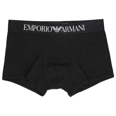 Мужские боксеры Emporio Armani с культовой резинкой с логотипом, размер ЕС, 54047299, M (Размер ЕС), 98. черный