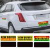 Reflective Student Driver Magnets Stickers  Driving Safety Education Activities