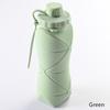 Durable Collapsible Water Bottles Leakproof Valve Foldable Travel Water Bottle for Gym Camping Hiking Travel Sports
