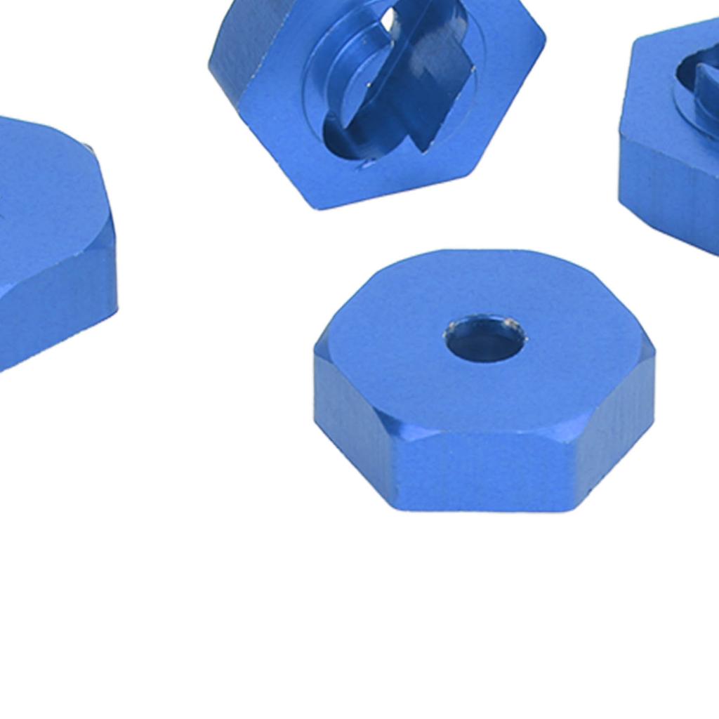 4PCS Wheel Hex Hub Adapter Aluminum Alloy Wheel Hex Coupler for LaTrax Teton 1Celsius18 RC Truck