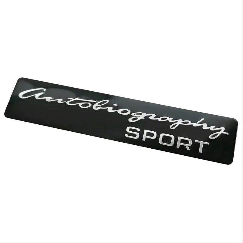 AutoliographySPORT logo for Evoque Range Rover Discovery tail logo Upgraded aluminum sticker