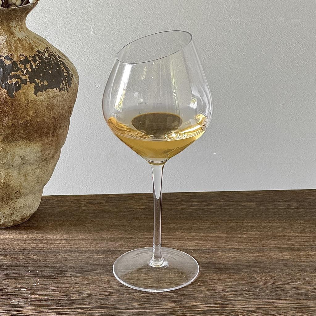 Retro Luxury Glass Champagne Cup High Footed Bordeaux Burgundy Wine Glasses Elegant Ins Style Home Use Cocktail Cups