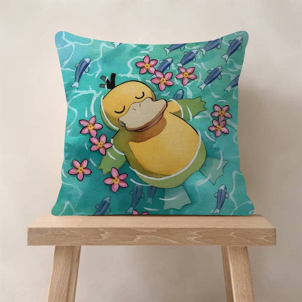 1pc PPsyducksGGengars Personalized Pillow Cover Kids Bedroom Wild Party Decor Pillowcase Kid Birthday Shower Gift