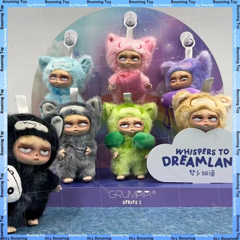 New Sleepless Grumpipi Snowlight 2 Series Blind Box Vinyl Face Doll Trendy Decor Macaron Color Bag Collection Model Toy