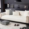 Sofa Cushion Winter Plush Non-slip Thickened Sofa Cover Cloth Cushion Rabbit Plush Sofa Cover Sofa Towel Universal for All Seasons