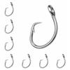 5pcs Stainless Steel Giant Fishing Hook 11/0#-16/0# Big Game Fishhook Tuna Hook  Boat/Ocean