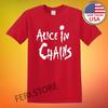 Alice In Chains Men's Red Size S-5XL