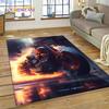 Мотокросс Современный ретро мотоциклетный ковер ковер для спальни гостиной домашнего дивана украшения,детский игровой большой декоративный напольный коврик