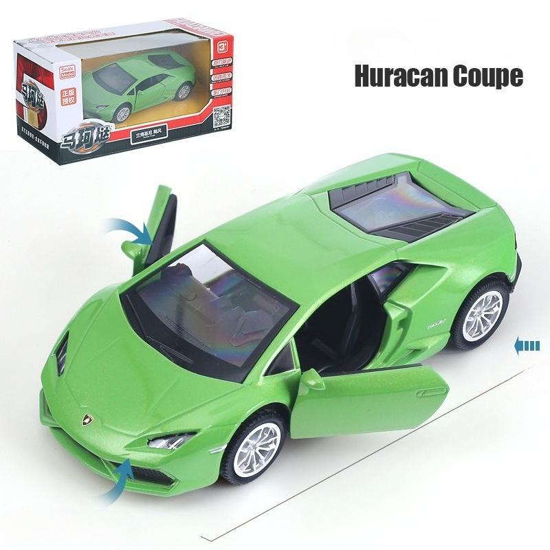 1:36 Колесо Lamborghini Huracan Германия Логотип Быка Литой Супер Спорткар Металлическая Модель Инерционная Машинка Сплав Игрушка