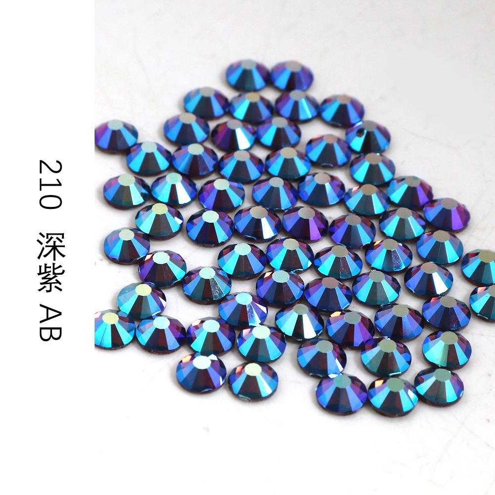 Ss3-Ss30 Разноцветные Стразы AB Стекло Плоское Дно Стразы-Бриллианты Кристалл Цветные Круглые DIY Наклейки для Маникюра Бриллиант