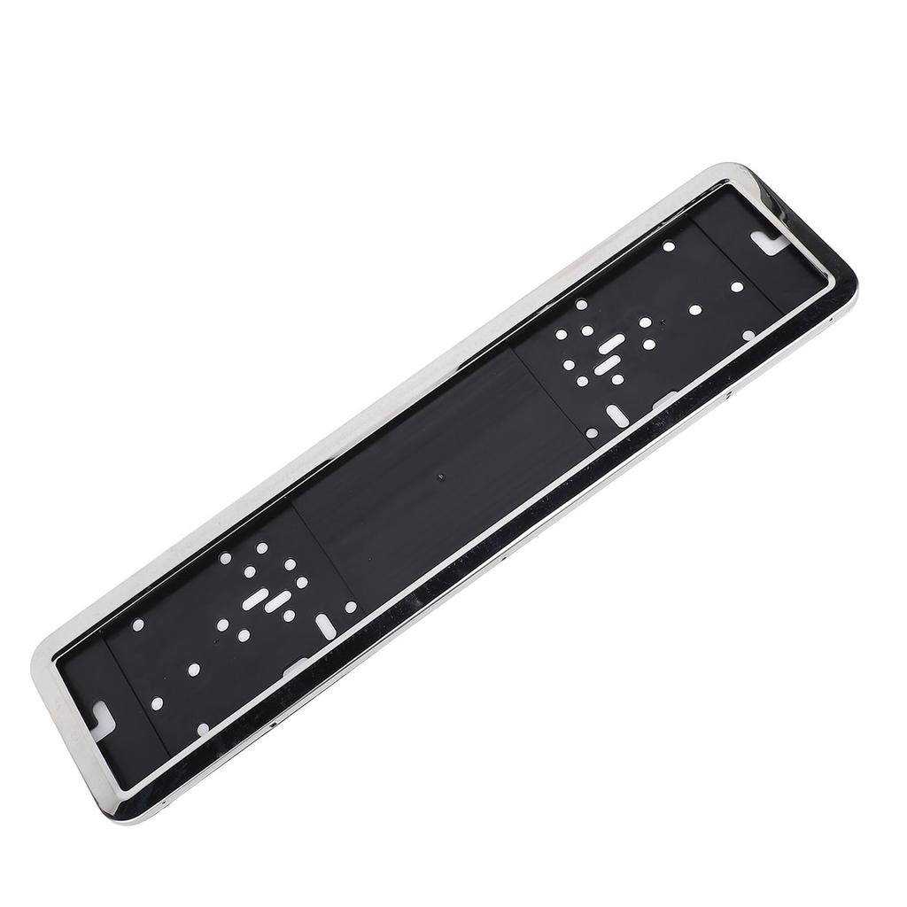 2pcs European License Plate Holder Polished Stainless Steel EU Tag Plate Mounting Bracket Universal