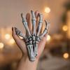 Lifelike Detail Plastic Hand Ornament Lightweight Scary Props Skeleton Hand Haunted House