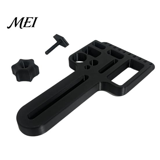 Portable Fishing Gear Rack Kayak Tool Holder, Fits Standard T-Track Kayak, Lures Tackle Organizer Hook Pliers Storage for Boat, Accessories