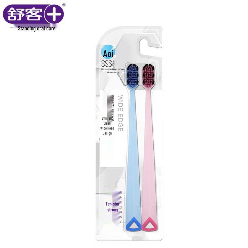 Suke+ Зубная щетка с широкой головкой, мягкая (2-Pack)