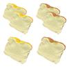 Artificial Fake Bread Squeeze Toy Scented Soft Slow Rising Toy Realistic Bread Shaped Fidget Toy for Anxiety Stress Stress