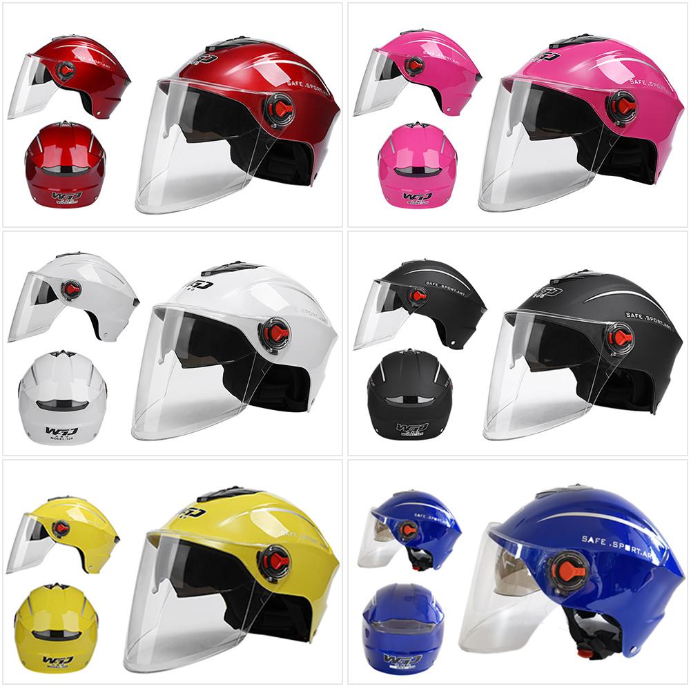 Мотоциклетный шлем с открытым лицом, мотоциклетный шлем, электрический безопасный шлем с двойной линзой, шлем для мотокросса, мото шлем, антибликовый шлем Casco Para