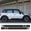 Боковые Полосы-Наклейки на Дверь Автомобиля Для MINI Countryman U25 JCW 2024 2025 Графика Union Jack Виниловые Декоративные Наклейки Авто Аксессуары