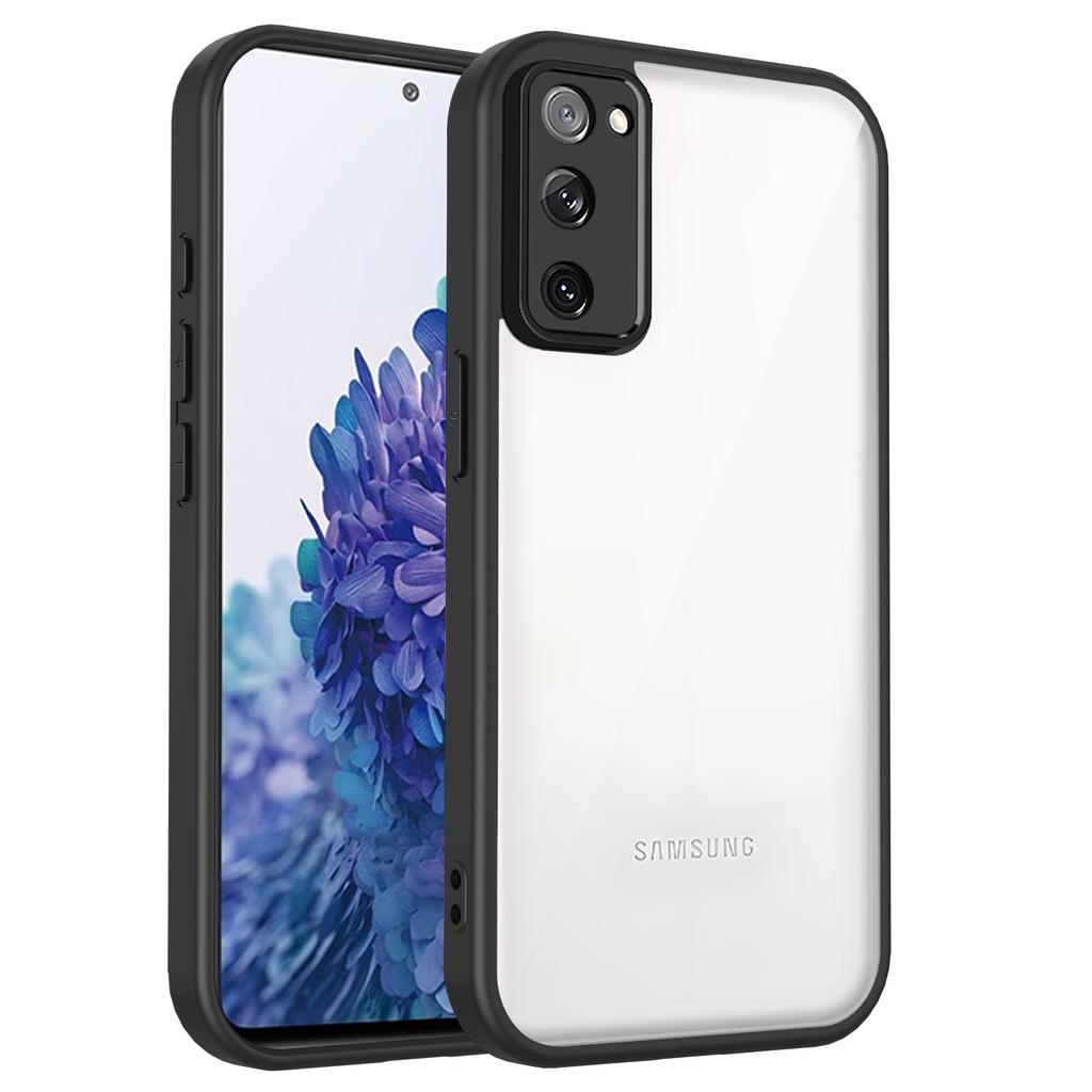 Для Samsung Galaxy S20 FE S20FE Чехол с воздушной подушкой Ударопрочный Силиконовый бампер Прозрачная Матовая задняя крышка Жесткий чехол для Samsung S20 FE