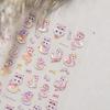 Tomoni Shell Light Nail Stickers: Must-Have Snake Nail Decals for Phones and Stationery