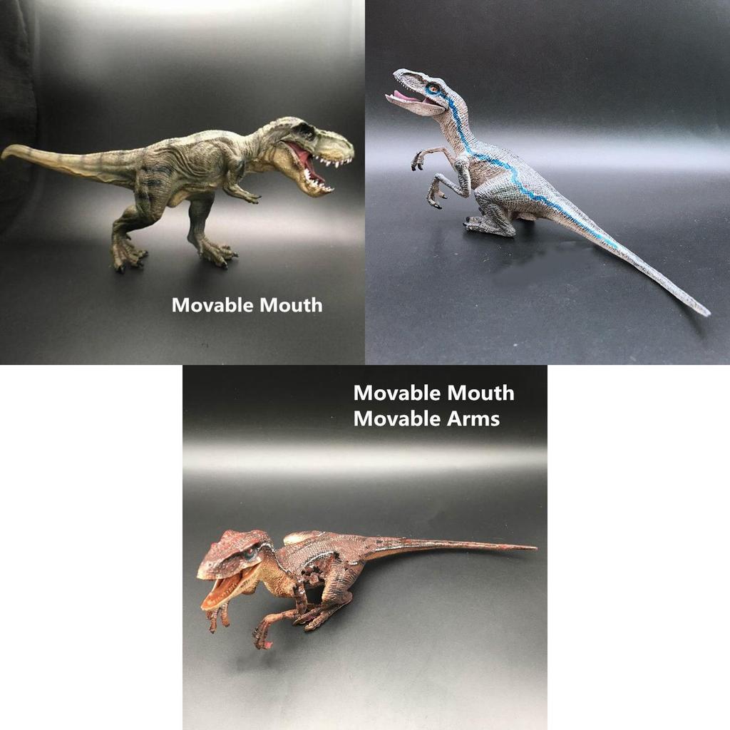 Classic Appeal 2018 Blue Velociraptor Figure With Movable Features For Action Figure Collectors