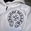 8139 CHROME HEARTS 2025 New Spring and Autumn Plus-size Thin Style Classic Style Logo Zipper Hooded Sweatshirt for Couples