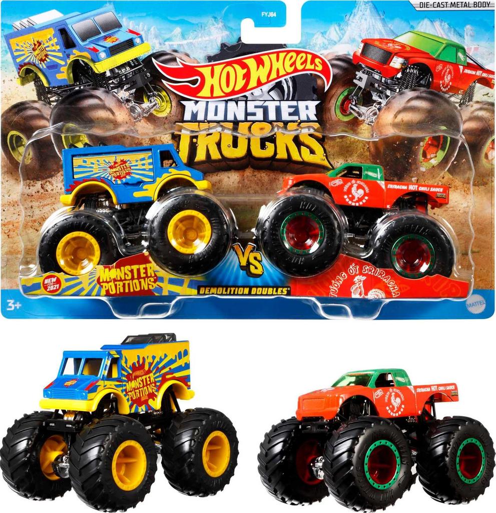 MATTEL HOT WHEELS Mattel Hot Wheels Monster Truck 2 Pack [Item]