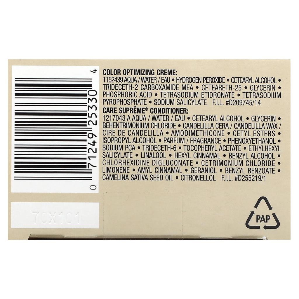 L'Oréal, Preferred Light, Non-Fade Color, 9 1/2 Nb, Lightest Natural Blonde, 1 Application