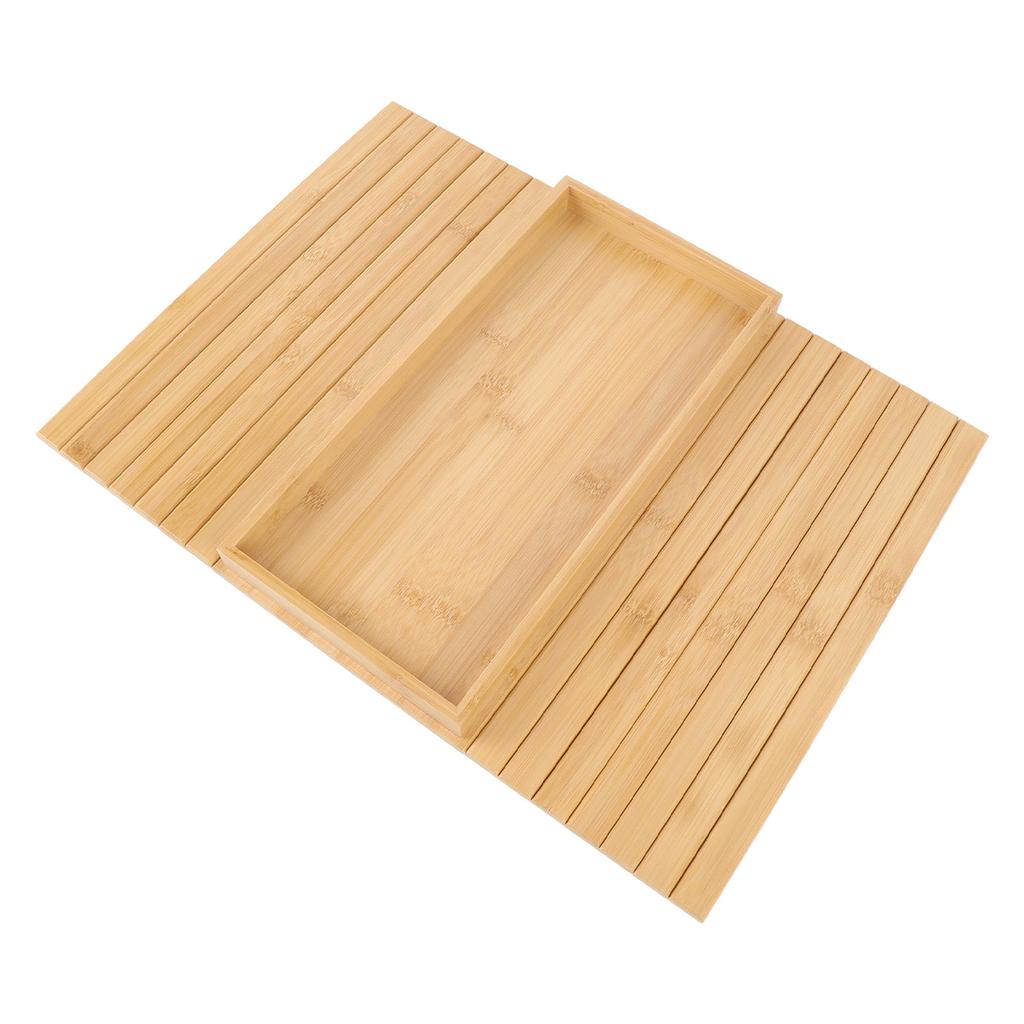 Гибкий органайзер для подлокотника дивана из бамбука и дерева, складной прямоугольный нескользящий подлокотник для дивана, столик