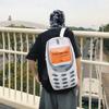 Новый Рюкзак для Мобильного Телефона с Пародийным Дизайном, Повседневный Универсальный, Большой Вместимости, Студенческий Школьный Рюкзак, Рюкзак для Путешествий