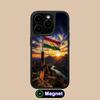 Матовая Magsafe чехол для мобильного телефона с флагом Курдистана для iPhone 17 16 15 14 13 12 11 Air Pro Max Plus Цветная крышка