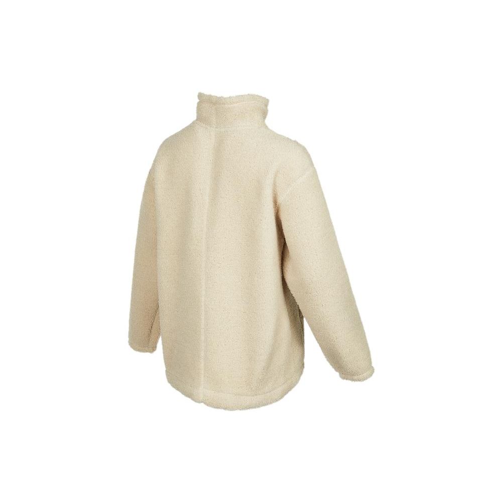 Nike Флисовый трикотажный пуловер с полумолнией и воротником-стойкой, женские куртки, желтый DD6475-206