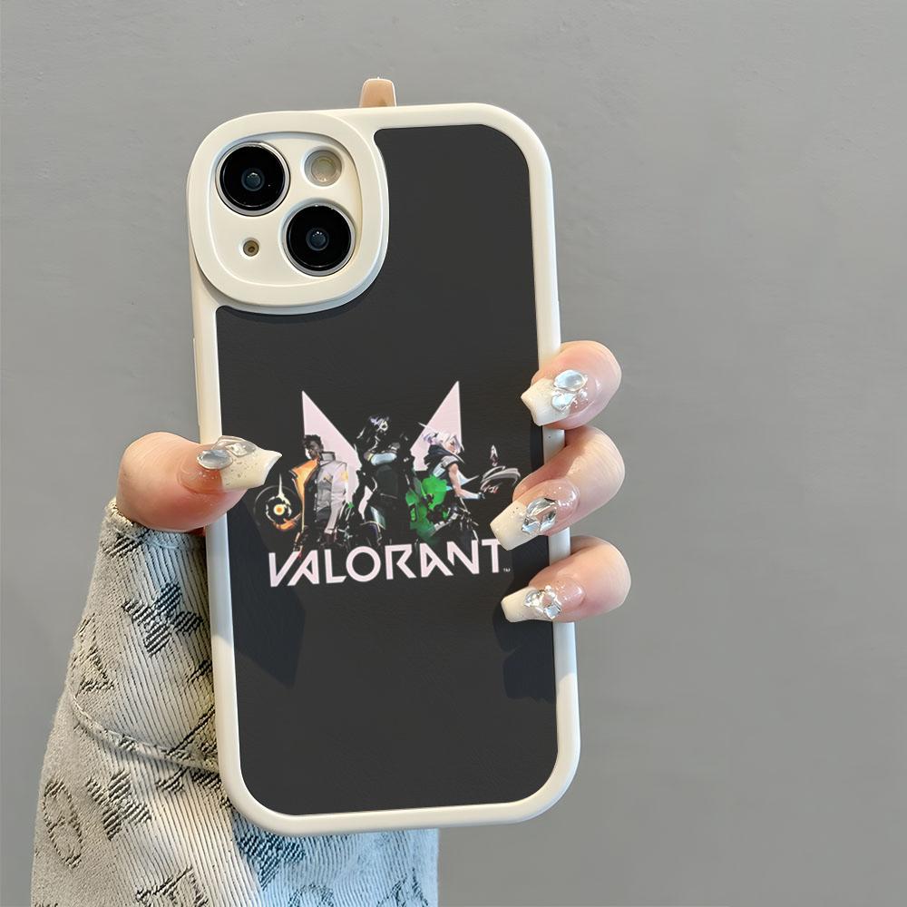 Чехол для телефона Valorant, игра-шутер, новый 2025, из кожи ягненка, силиконовый, для IPhone 16 15 14 11 12 13 Pro Max Mini X XR XS 8 Plus, Funda Anti