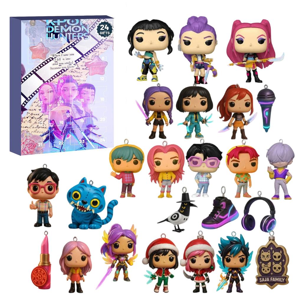 3D Коробка-сюрприз WDoll, 24 куклы ждут, когда вы их распакуете, Рождественский подарок-сюрприз для друзей и детей