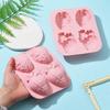 Human Heart Brain Silicone Molds Halloween 3D Organ Shape Chocolate Candy Pudding  Ice Cube Tray Cupcake Cake Decoration Tools