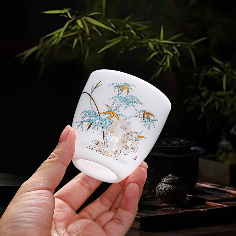 Cha Xun Ice Jade Porcelain Tea Cup