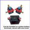 Heavy Duty Battery Disconnect Switch for 12V and 24V Systems with Pure Copper Construction Suitable for Cars Trucks and Tractors