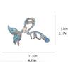 Wave Metal Shark Clip Starfish Geometric Hair Claw Creative Fish Tail Shape Claw Clips  Wash Face