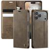 Ретро Магнитная Карта Слот Кошелек Флип Для iPhone 17 Pro Max 16 15 14 13 12 11 Plus 17air 16E подставка Тонкий Карманный Бизнес Чехол
