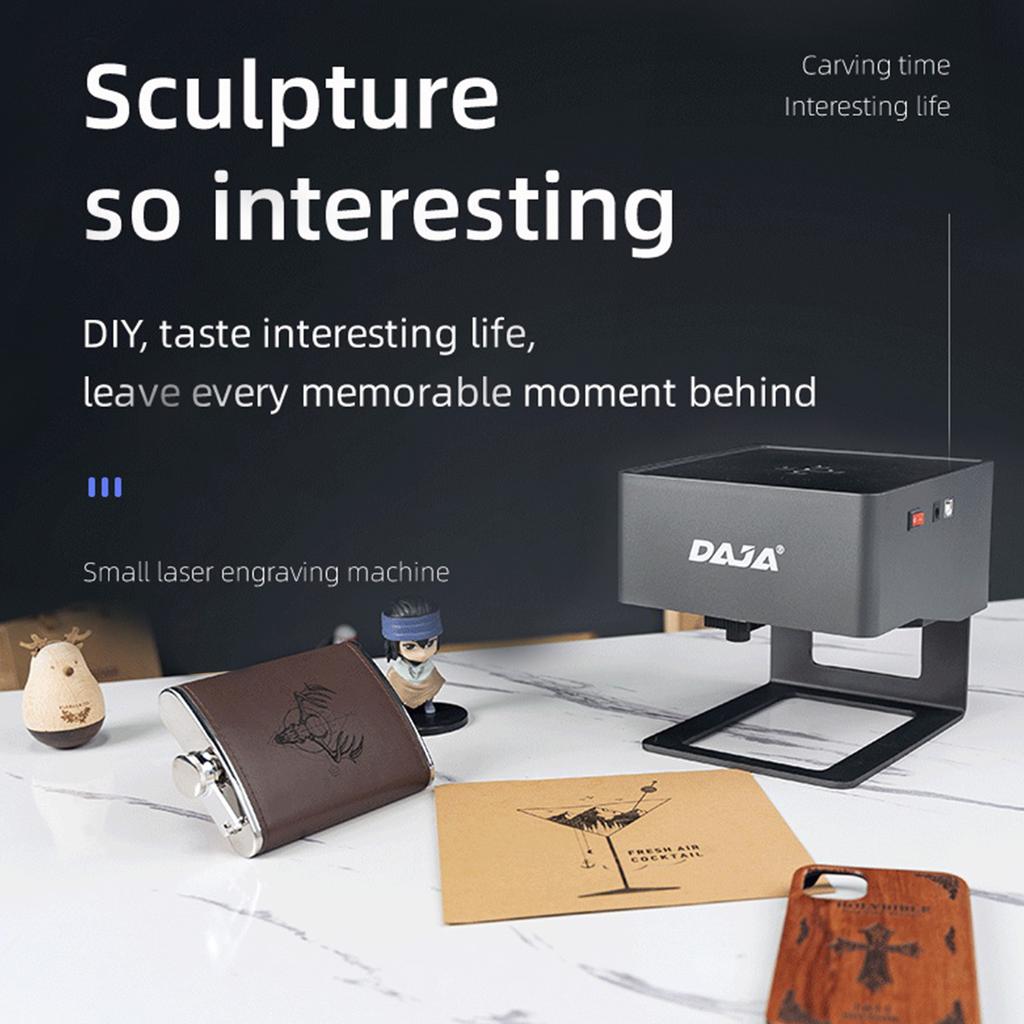 DAJA DJ6 лазерный гравер DIY маркировка портативный гравировальный станок для DIY ручной работы логотип марк принтер