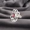 Rhodolite Gemstone Jewelry, Handmade Silver Jewelry, 925 Solid Sterling Silver Ring, Gorgeous Silver Ring For Wedding Gift