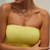 Fashion Chains Choker Heart Exaggeration Necklace Trendy Sun Moon Pendant  Beach