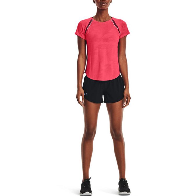 Under Armour Женские шорты Speedpocket Logo Solid Waist Shorts Black 1361379-001