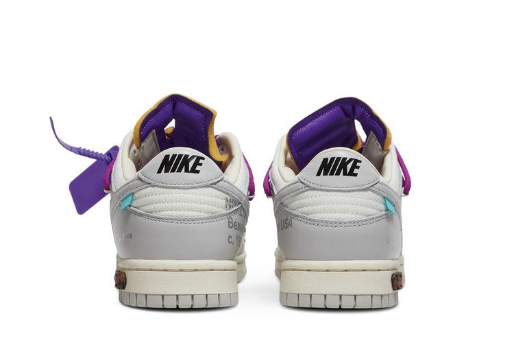 Men's Sneakers Nike Dunk Low Off-White Lot 28 Sail/Neutral Grey-Hyper Violet