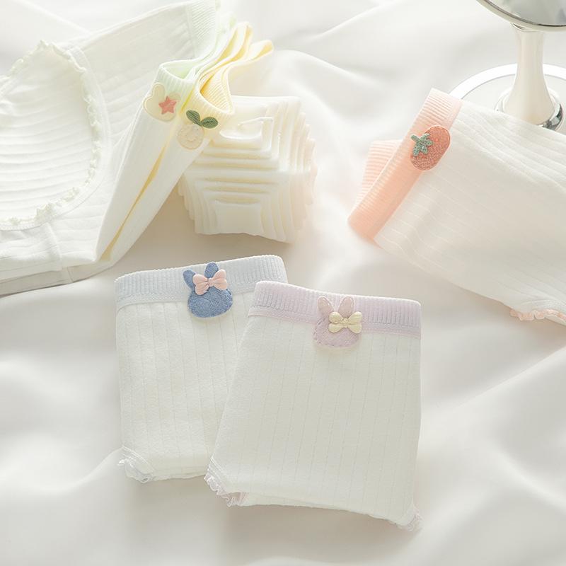 Japanese Women's Mid-Waist Breathable Cotton Hip-Hugging Panties